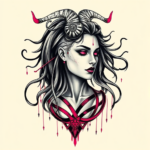 Cyberpunk Virgo Tattoo