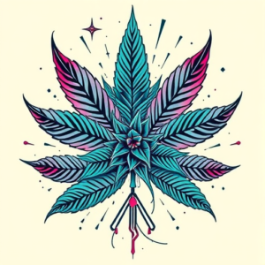 Cyberpunk Weed Tattoo