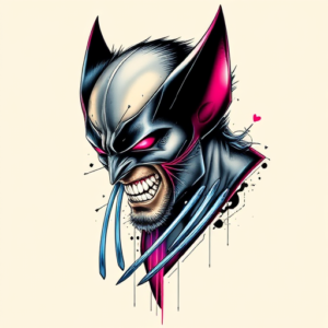 Cyberpunk Wolverine Tattoo