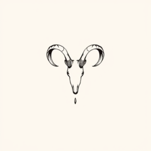 Dainty Aries Tattoo