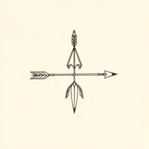 Dainty Arrowhead Tattoo