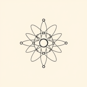 Dainty Atomic Tattoo