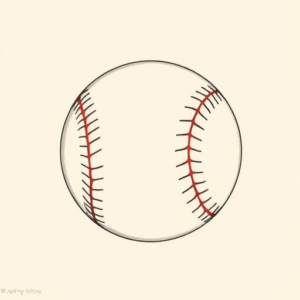 Dainty Baseball Tattoo