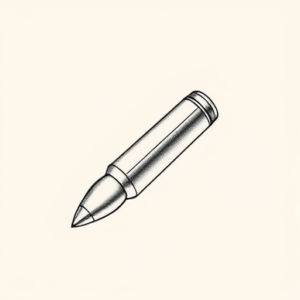 Dainty Bullet Tattoo