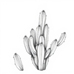 Dainty Cactus Tattoo