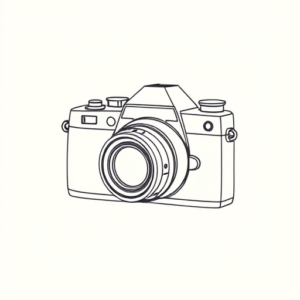 Dainty Camera Tattoo
