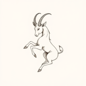 Dainty Capricorn Tattoo