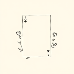 Dainty Card Tattoo