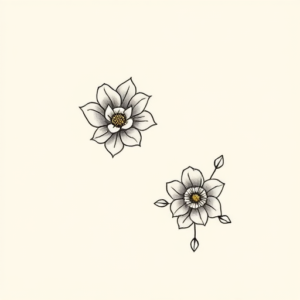 Dainty Cartoon Tattoo