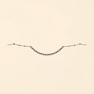 Dainty Chain Tattoo