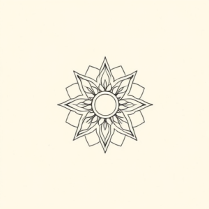 Dainty Chakra Tattoo