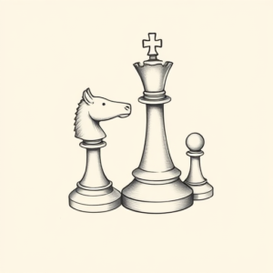 Dainty Chess Tattoo