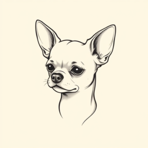 Dainty Chihuahua Tattoo