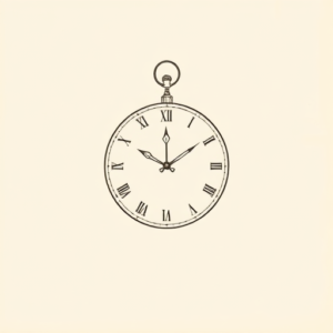 Dainty Clock Tattoo