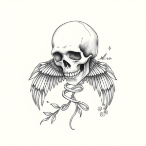 Dainty Death Tattoo