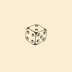 Dainty Dice Tattoo