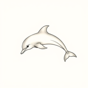 Dainty Dolphin Tattoo