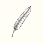 Dainty Feather Tattoo
