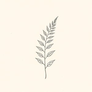 Dainty Fern Tattoo