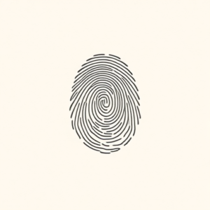 Dainty Fingerprint Tattoo