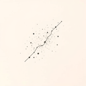 Dainty Galaxy Tattoo