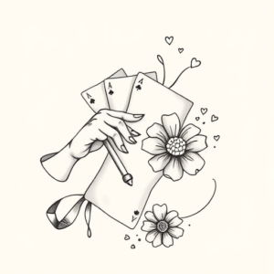 Dainty Gambling Tattoo