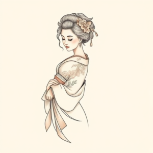 Dainty Geisha Tattoo