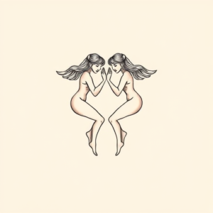 Dainty Gemini Tattoo