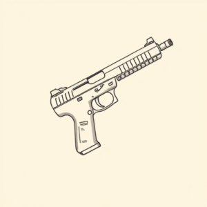 Dainty Glock Tattoo