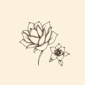 Dainty Hannya Tattoo