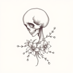 Dainty Horror Tattoo