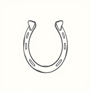 Dainty Horseshoe Tattoo