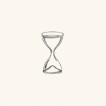 Dainty Hourglass Tattoo