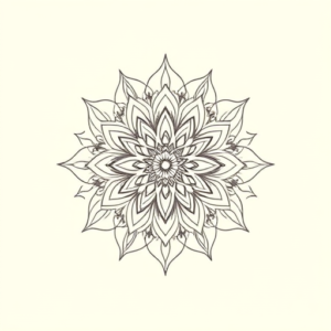 Dainty Mandala Tattoo