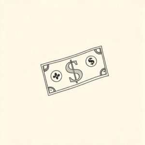 Dainty Money Tattoo