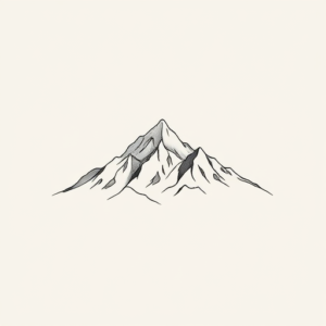 Dainty Mountain Tattoo