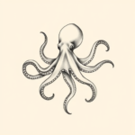 Dainty Octopus Tattoo