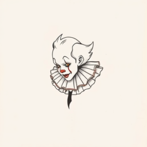Dainty Pennywise Tattoo