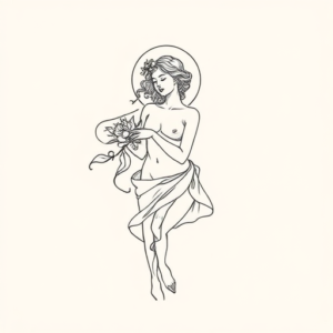 Dainty Persephone Tattoo