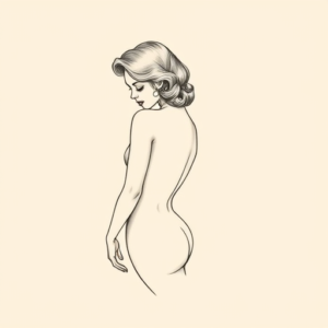 Dainty Pinup Tattoo