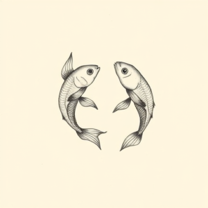 Dainty Pisces Tattoo
