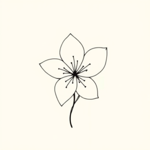 Dainty Plumeria Tattoo