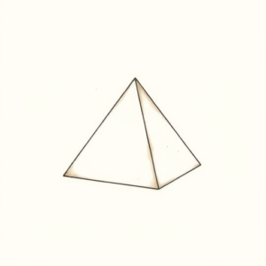 Dainty Pyramid Tattoo