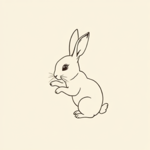 Dainty Rabbit Tattoo
