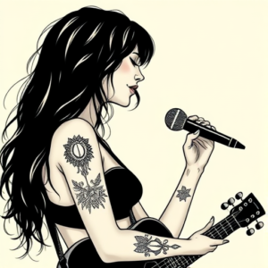 Dainty Rockstar Tattoo