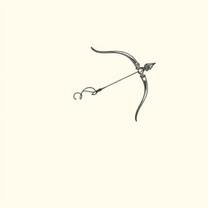 Dainty Sagittarius Tattoo