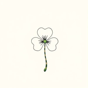 Dainty Shamrock Tattoo