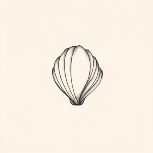 Dainty Shell Tattoo