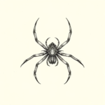 Dainty Spider Tattoo