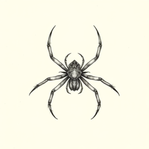 Dainty Spider Tattoo